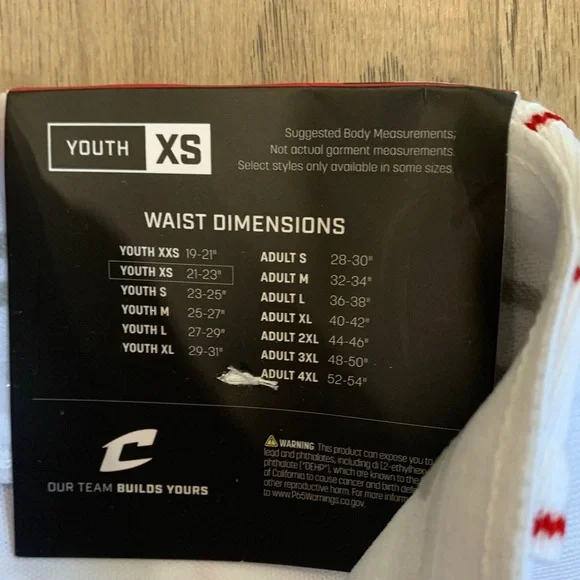 NWT Champro Sports Triple Crown Open Bottom Baseball Pants Pinstripes Size XS - Picture 3 of 5